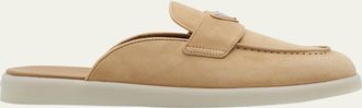 Prada Saint Tropez Suede Mules