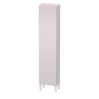 Duravit Duravit L-cube Armario Alto, Anchura 400mm, Profundidad 243mm 1 Puerta, Bisagra Derecha, Color: Blanco Lila Seda Laca Mate - Lc1170r8787