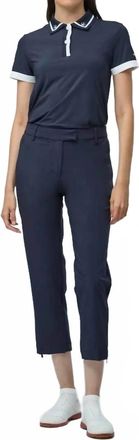 Tilley Tech Stretch Cropped Pant In Navy