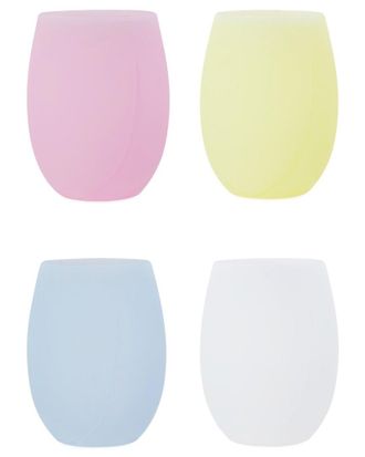 True Flexi Set Of 4 Assorted Aerating Silicone Cups