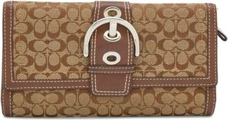 Coach Portafoglio con fibbia Pre-owned - Marrone