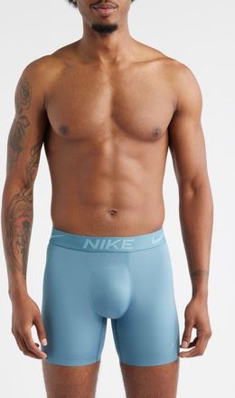 Nike Elite Micro Boxer Briefs in Smokey Blue/Denim Turquoise at Nordstrom, Size X-Large