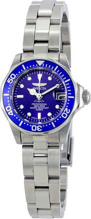 Invicta Mako Pro Diver Blue Dial Stainless Steel Ladies Watch 9177