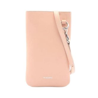 Jil Sander Pre-owned Leren Schoudertas - Dames - Pre-owned - Roze - Maat: ONE Size Leer