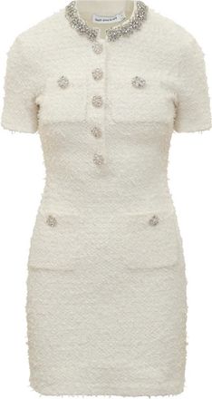 Self Portrait Mujer, Vestidos, Beige, Talla: S