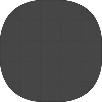 vidaXL Tapete Para Piscina 25 Uds. &Oslash; 292 Cm Redondo Espuma Eva Negro Vidaxl