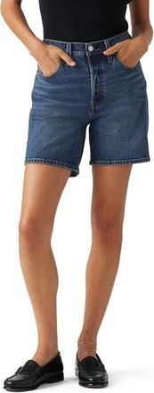 Levi's 501 Mid Thigh Denim Shorts in Broken Midnight No Dx at Nordstrom, Size 27
