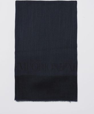 Emporio Armani Sciarpa Emporio Armani in lana con logo jacquard