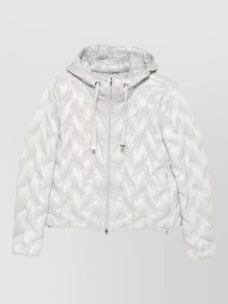 Herno short quilted down jacket hooded