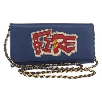 Prada Borsa a tracolla in pelle Pre-owned - - Pre-owned - Donna - Blu - ONE SIZE