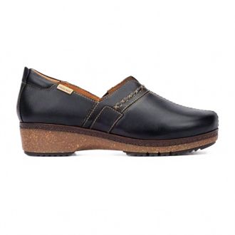 Pikolinos Womens Wedge Granada Shoes In Black