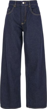 Icon Denim Los Angeles Dames, Jeans, Blauw, Maat: W26 Katoen