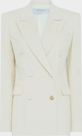 Gabriela Hearst Gavin Double-Breasted Corduroy Blazer