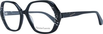 Christian Lacroix Black Acetate Glasses Womens (Frames)