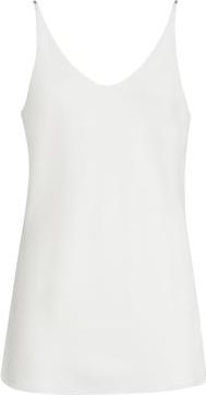 Brunello Cucinelli Top with shiny straps in White at Nordstrom, Size Xx-Large Eu