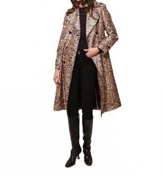 Hutch Vance Trench Over Coat In Natural