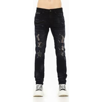 Cult of Individuality Rocker Slim Fit Straight Leg Jeans in Sapphire at Nordstrom, Size 32