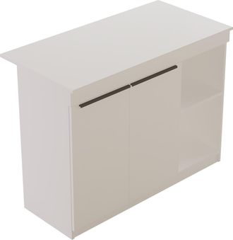 Habitat et Jardin Mesa De Cocina De Madera orlando - 120 X 60 X 88 Cm - Blanca