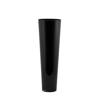 Schubiger M&ouml;bel Vase Glas Schwarz H: 70 cm