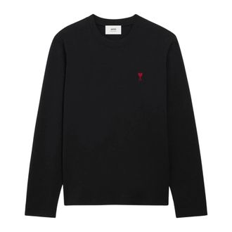 Ami Long Sleeve Tops, male, Black, Size: M ADC Rouge T-Shirt