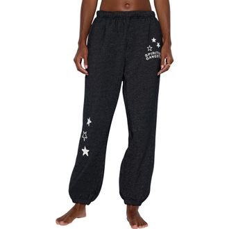 Spiritual Gangster Saturn Cotton Blend Sweatpants in Black at Nordstrom, Size X-Small
