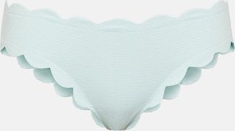 Marysia Swim High Antibes scalloped bikini bottoms