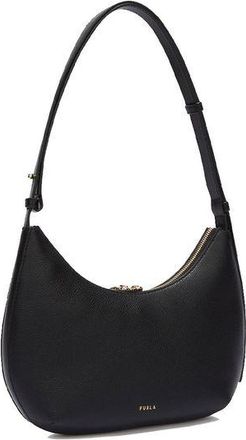 Furla Goccia S Leather Shoulder Bag - Black