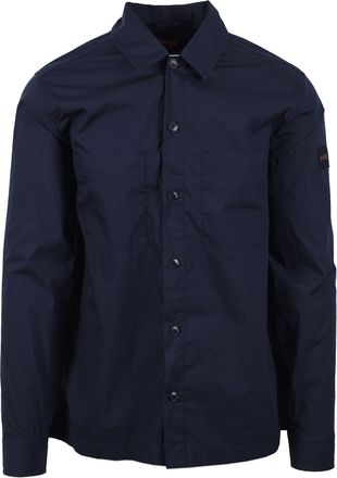 Boss Orange by Hugo Boss Mens LOCKYO SHIRT DARK BLUE - Navy Cotton - Size X-Large