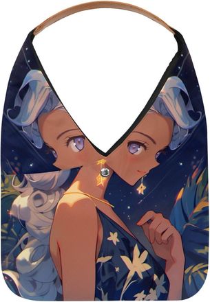 Generic Flamingo Girl Reusable Lightweight Grocery Bags - Foldable Into Compact Pouch, Washable & Sturdy, Multipurpose for Shopping and Travel