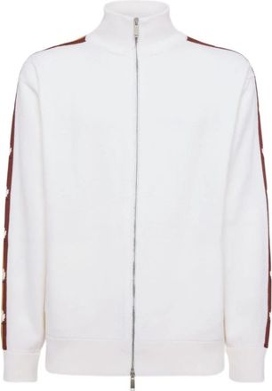 Dsquared2 Witte Sweaters voor Mannen - Heren - Vesten met rits - Wit - 2XL - Hoodies & sweatvesten