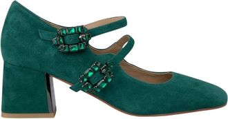 Alma En Pena Schoen met gespen - Dames - Pumps - Groen - 39 EU - Schoenen