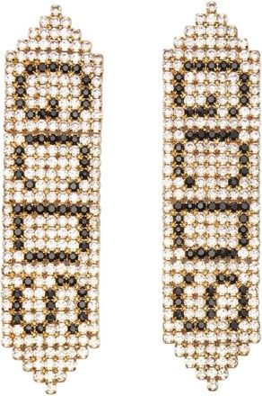 GCDS Bling Logo Oorbellen - Dames - Oorbellen - Geel - ONE Size - Accessoires