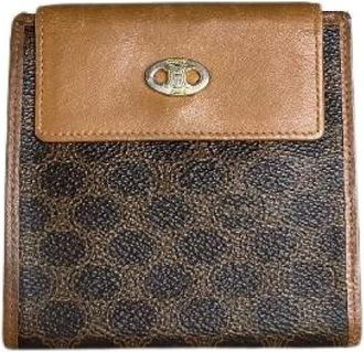 Celine Portafoglio Bifold Compatto Pre-owned - - Pre-owned - Donna - Marrone - ONE SIZE