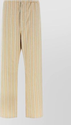 Maison Margiela striped pajama trousers button detail back pocket