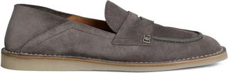 Dolce & Gabbana Loafers met logoplakkaat - Grijs