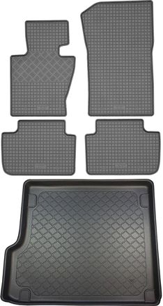 OEM Juego De Alfombrillas De Goma Para Coche Y Alfombrilla Para Maletero Para Bmw X3 E83 Suv (5 Puertas) De Enero De 2004 A Octubre De 2010