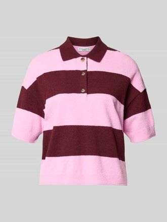 Marc O'Polo Denim Marc OPolo Denim Regular Fit Poloshirt aus Baumwoll-Mix in Pink, Gr&ouml;&szlig;e XL