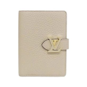 Louis Vuitton Pre-owned Vintage Bi-fold Portemonnee - Dames - Pre-owned - Beige - Maat: ONE Size Leer