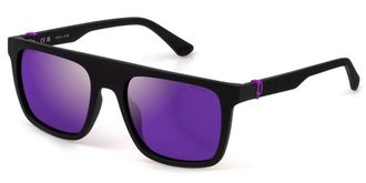 Police SPLF61 BEYOND LITE 2 U28W Mens Sunglasses Black Size 55