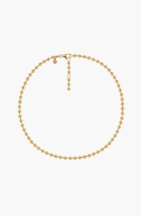 Anine Bing Beaded Necklace in 14K Gold at Nordstrom