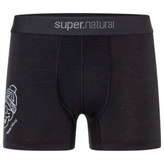 super.natural Tundra175 Frosty Boxer Unterhose f&uuml;r Herren | schwarz