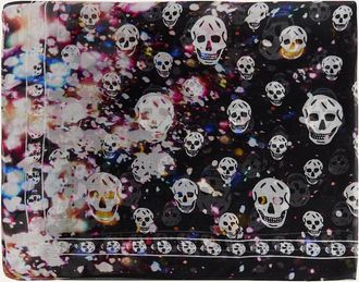 Alexander McQueen Mens Skull Confetti Silk Scarf