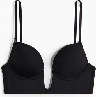 H&M Push-Up-Multiway-BH aus Mikrofaser - Schwarz