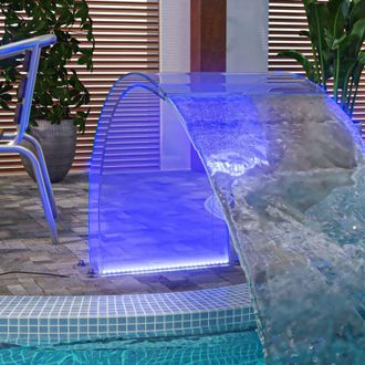 vidaXL Vidaxl - Fontana da Piscina con led rgb in Acrilico 50 cm