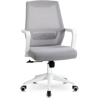 OEM Silla Giratoria Juvenil Para Ni&ntilde;os Lefkas Gris Moderna