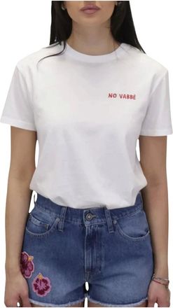 MC2 Saint Barth Tops, Dames, Wit, L, Katoen, Emilie Katoenen T-shirt