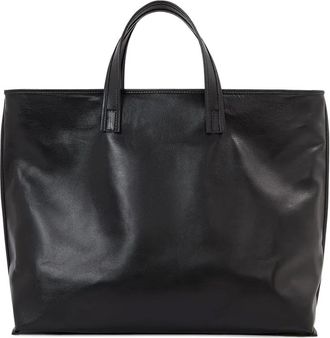 Kassl Editions nappa leather tote bag - Black