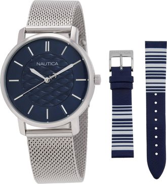 Nautica Coral Gables Quartz Blue Dial Ladies Watch NAPCGP907