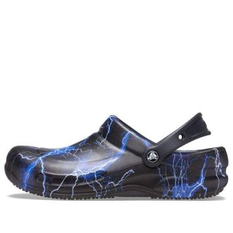 Crocs Bistro Clogs Black Lightning Bolts 204044-0GZ
