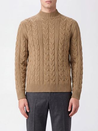 Zanone Pure Virgin Wool Knit Turtleneck Jumper with Long Sleeves and High Neck